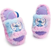 Chaussons Disney Fluffy Ombre Stitch Character Chaussons Slider
