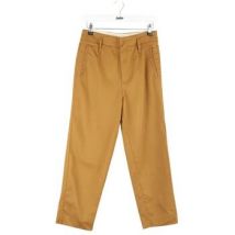 Pantalon Forte Forte Pantalon droit en coton camel