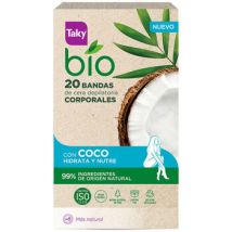 Accessoires corps Taky Bandes De Cire Dépilatoire Pour Le Corps Bio Coco 20 Unités