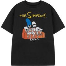 T-shirt enfant Dessins Animés Skeleton Couch T-shirt à manches courtes