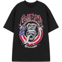 T-shirt Gas Monkey Garage USA Flag T-shirt à manches courtes