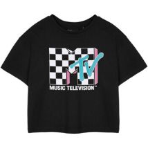 T-shirt Mtv Checkerboard Logo T-shirt court à manches courtes