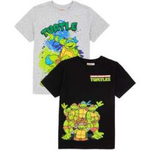 T-shirt enfant Teenage Mutant Ninja Turtles Multi Character Multi-pack de 2 t-shirts à manches courtes
