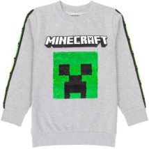 Sweatshirts Minecraft Creeper Tnt Sequin Panel Sweat-shirt