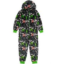 Ensembles de pyjama Minecraft Creeper Tnt All-Over Print Grenouillère