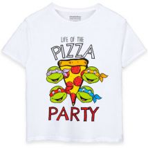 T-shirt enfant Teenage Mutant Ninja Turtles Life of the Pizza Party T-shirt à manches courtes