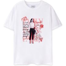 T-shirt Emily In Paris Mono Typography T-shirt à manches courtes