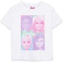 T-shirt enfant Dessins Animés Colour Block Portrait T-shirt à manches courtes