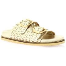 Sandales plates Inuovo Mules cuir tresse