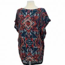 Robe courte Antik Batik Robe bleue