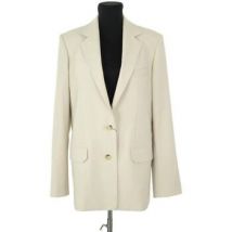 Veste Helmut Lang Blazer en laine beige