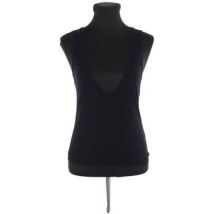 Blouses Coperni Top sans manche en coton noir