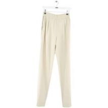 Pantalon Helmut Lang Pantalon droit en laine beige