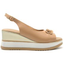 Sandales Quuio sandalo in pelle con zeppa