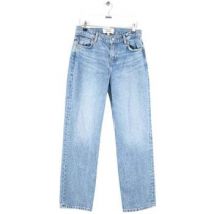 Jeans Reformation Jean slim en coton bleu