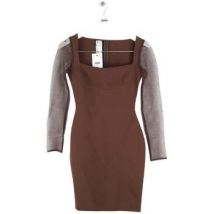 Robe courte Hervé Léger Robe marron