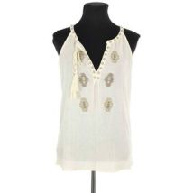 Blouses Sézane Top en coton beige