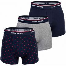 Caleçons Happy Shorts Homme Caleçon Paquet de 3