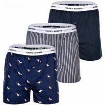 Caleçons Happy Shorts Homme Caleçons Web Paquet de 3