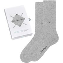 Chaussettes Burlington Homme Chaussettes Paquet de 2 Basic Gift Box Uni