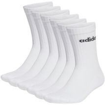 Chaussettes adidas unisexe Chaussettes Paquet de 6 Linear Crew Cushioned
