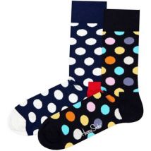 Chaussettes Happy socks unisexe Chaussettes Paquet de 2 Classic Crew 2-Pack