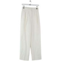 Pantalon Sportmax Pantalon droit en coton blanc