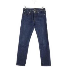 Jeans Apc Jean droit en coton bleu