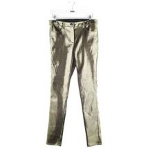 Pantalon Dmn Pantalon droit en coton doré