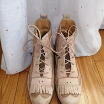 Bottines Comptoir Des Cotonniers Bottines Daim beige style retro