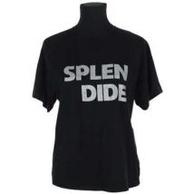 T-shirt Plume T-shirt en coton noir