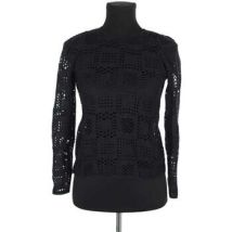 Blouses Plume Top en coton noir