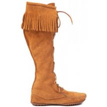Bottes Minnetonka Bottes en cuir et daim FRONT LACE