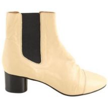 Boots Isabel Marant Boots en cuir beiges