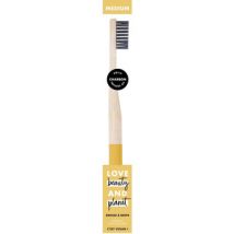 Accessoires corps Love Beauty & Planet Brosse à Dents Bambou Charbon - Medium
