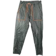 Pantalon Mira Mikati Pantalon droit en cuir vert
