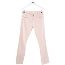 Jeans Current Elliott Jean droit en coton rose