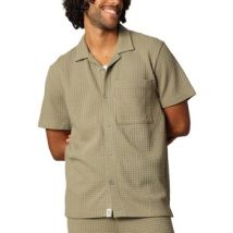 Chemise Deeluxe - Chemise gauffrée - kaki