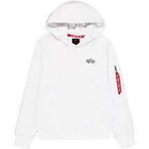 Sweatshirts à capuche Alpha Industries Signature Backprint Hoodie - white