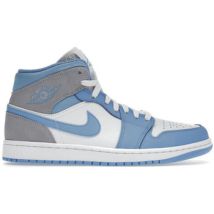 Baskets Nike Air Jordan 1 Mid University Blue Grey