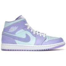 Baskets montantes Nike Air Jordan 1 Mid Purple Aqua