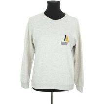 Pull Les Prairies De Paris Pull en coton gris