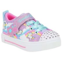 Baskets enfant Skechers TWINKLE TOES TWINKLE SPARKS - JUMPIN - BLEU/MULTI - 30