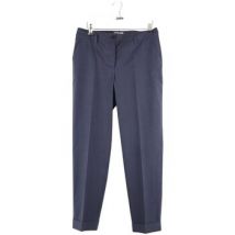 Pantalon Parosh Pantalon droit en coton bleu