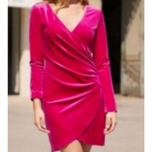 Robe Choklate Robe velours rose