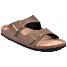 Sandales plates Ozabi Sandales PREMIUM Boucle MBS01677 MARRON