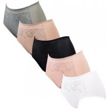 Culottes & slips Tress Culotte Microfibre Dentelle 5841W Pack de 5