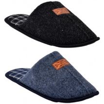Chaussons Ozabi Pantoufle HOMME SUEDINE MBS15069 PACK DE 2