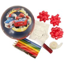 Décorations de noël Lyo Petite boule garnie en métal Cars