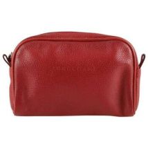 Trousse de toilette Longchamp Sac banane en cuir rouge